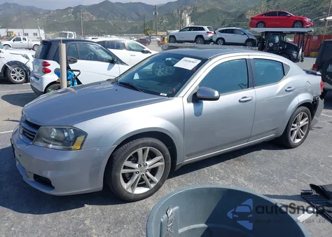 2013 Dodge Avenger Sxt from USA, damaged, VIN 1C3CDZCB8DN622457